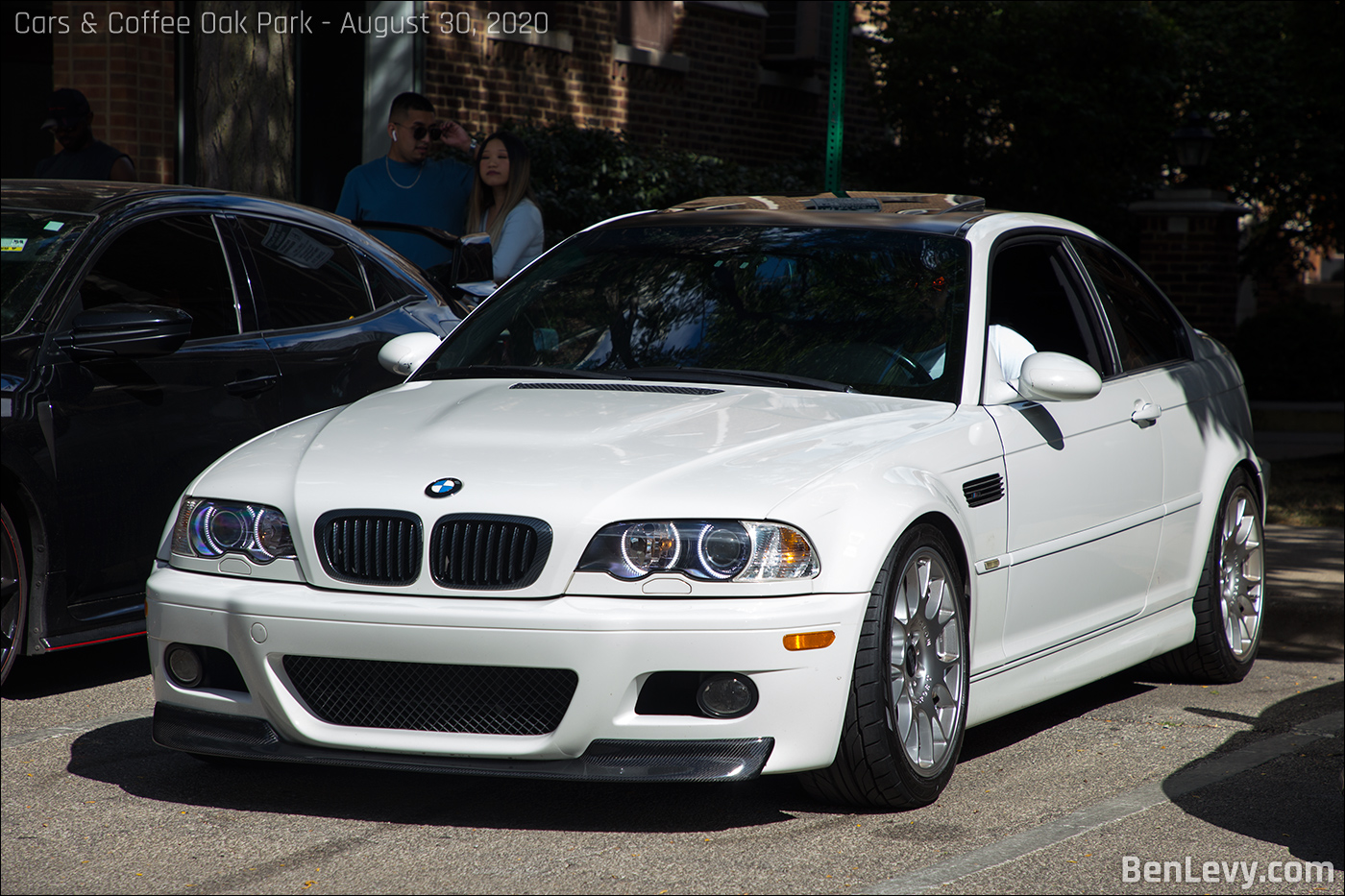 White BMW M3 with BBS CH wheels