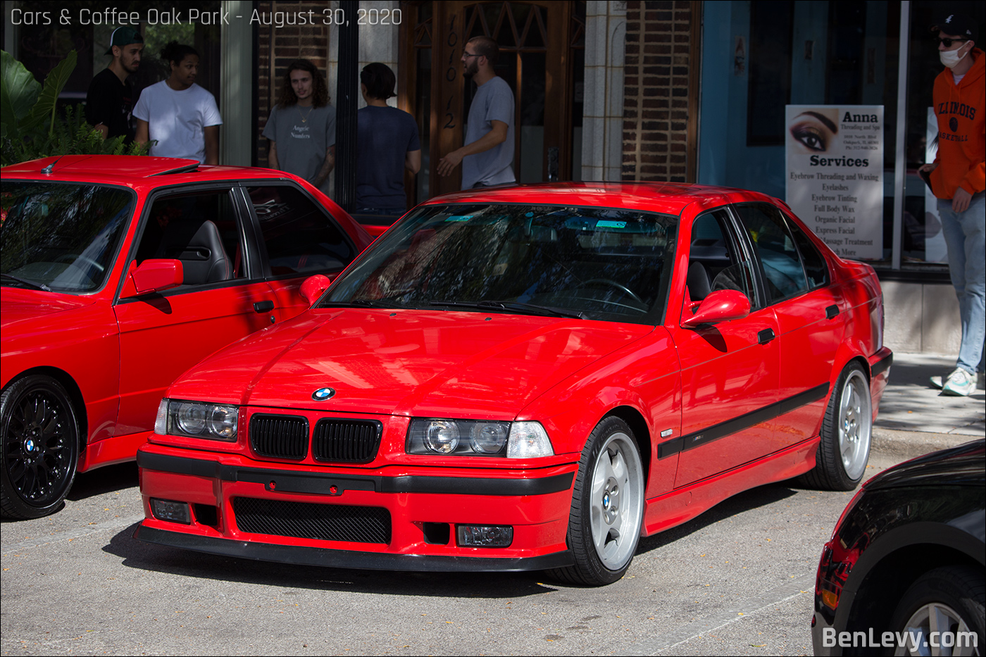 Red E36 BMW M3