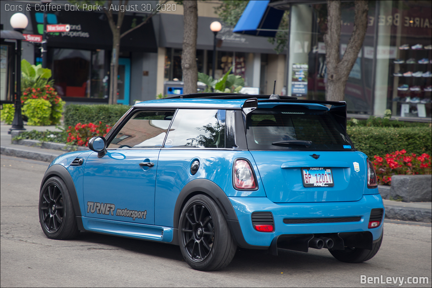 Blue Mini Cooper S