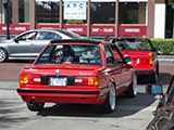 Pair of Red E30 BMWs