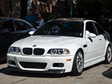 White BMW M3 with BBS CH wheels
