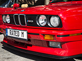Front bumper of E30 BMW M3