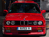 Red E30 BMW M3