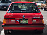 Rear of an E30 BMW 325i