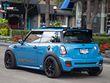 Blue Mini Cooper S