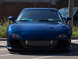Blue Mazda RX-7 (front)