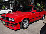 Red E30 BMW 3 Series