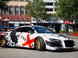 Wild wrap on Audi R8