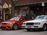 BMW 1M Coupe and Buick Regal Turbo