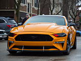 Orange Mustang 5.0