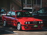 Red BMW 325i in Oak Park