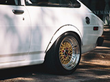 Gold BBS Wheels on Toyota Corolla SR5