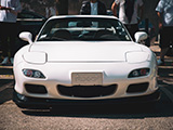 Front of white FD RX-7