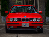 Front of Red E34 BMW M5