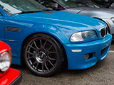 Laguna Seca Blue BMW M3 at Cars & Coffee Oak Park