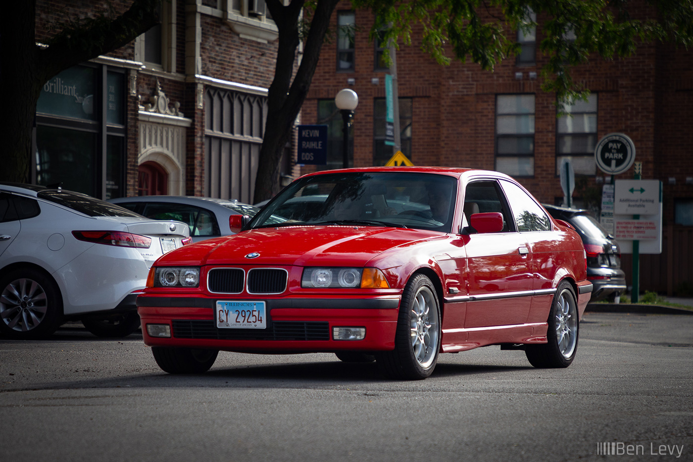 Red BMW 3 Series Coupe