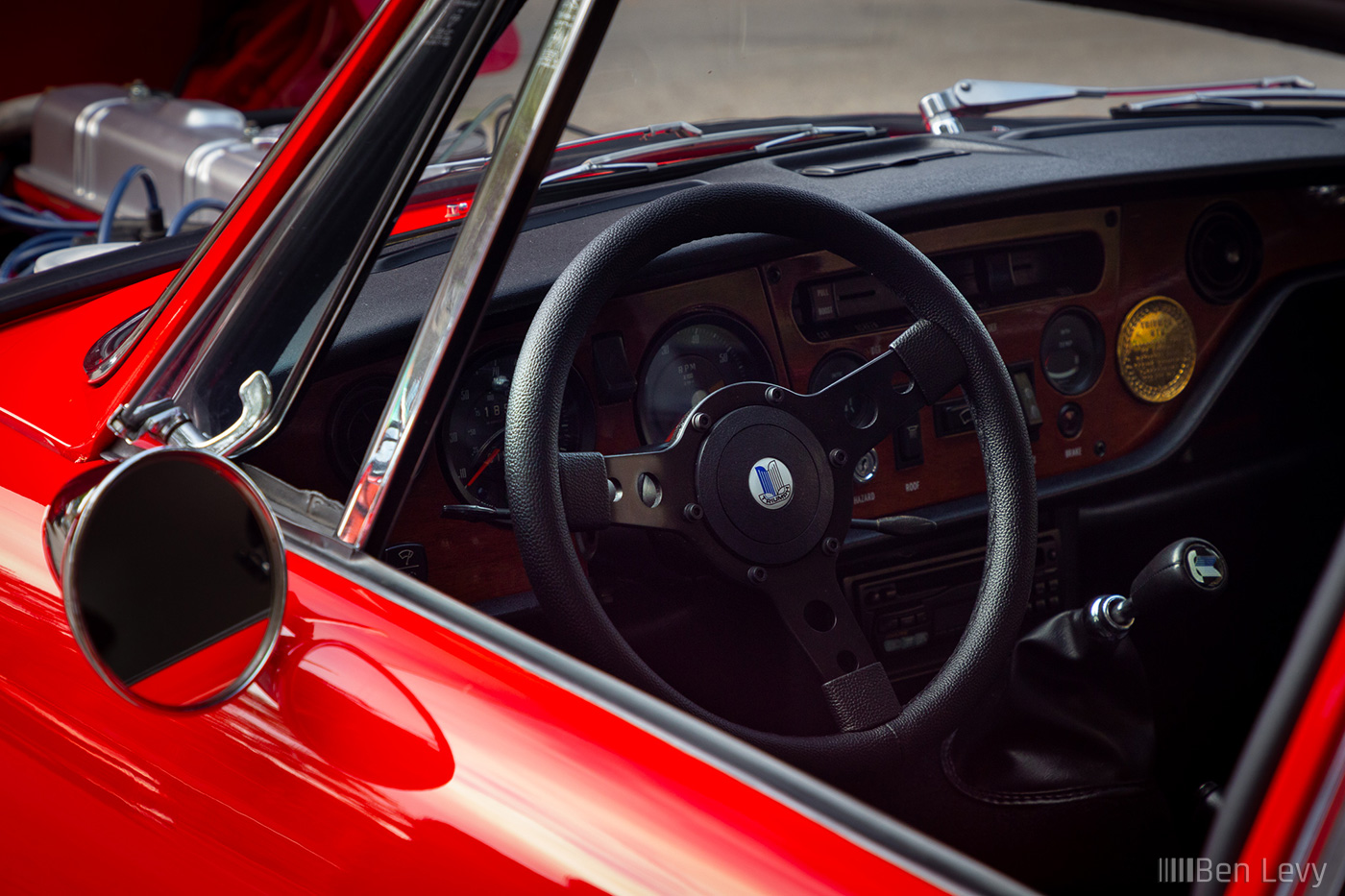 Steering Wheel of Triumph GT6 Mk3