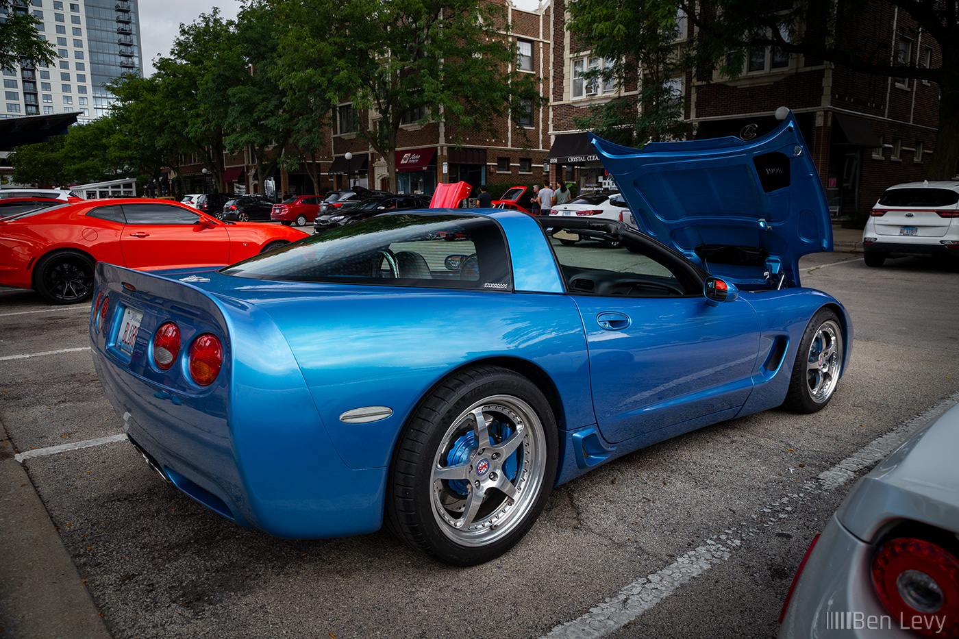 Modified C5 Corvette at Cars & Coffee Oak Park