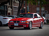 Red BMW 3 Series Coupe