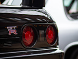 GT-R Badge on Black Nissan Skyline