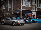 Porsches in Downtown Oak Park