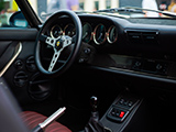 Carbon Fiber and Leather interior in Backdate Porsche 911 by Olsen Motorsports