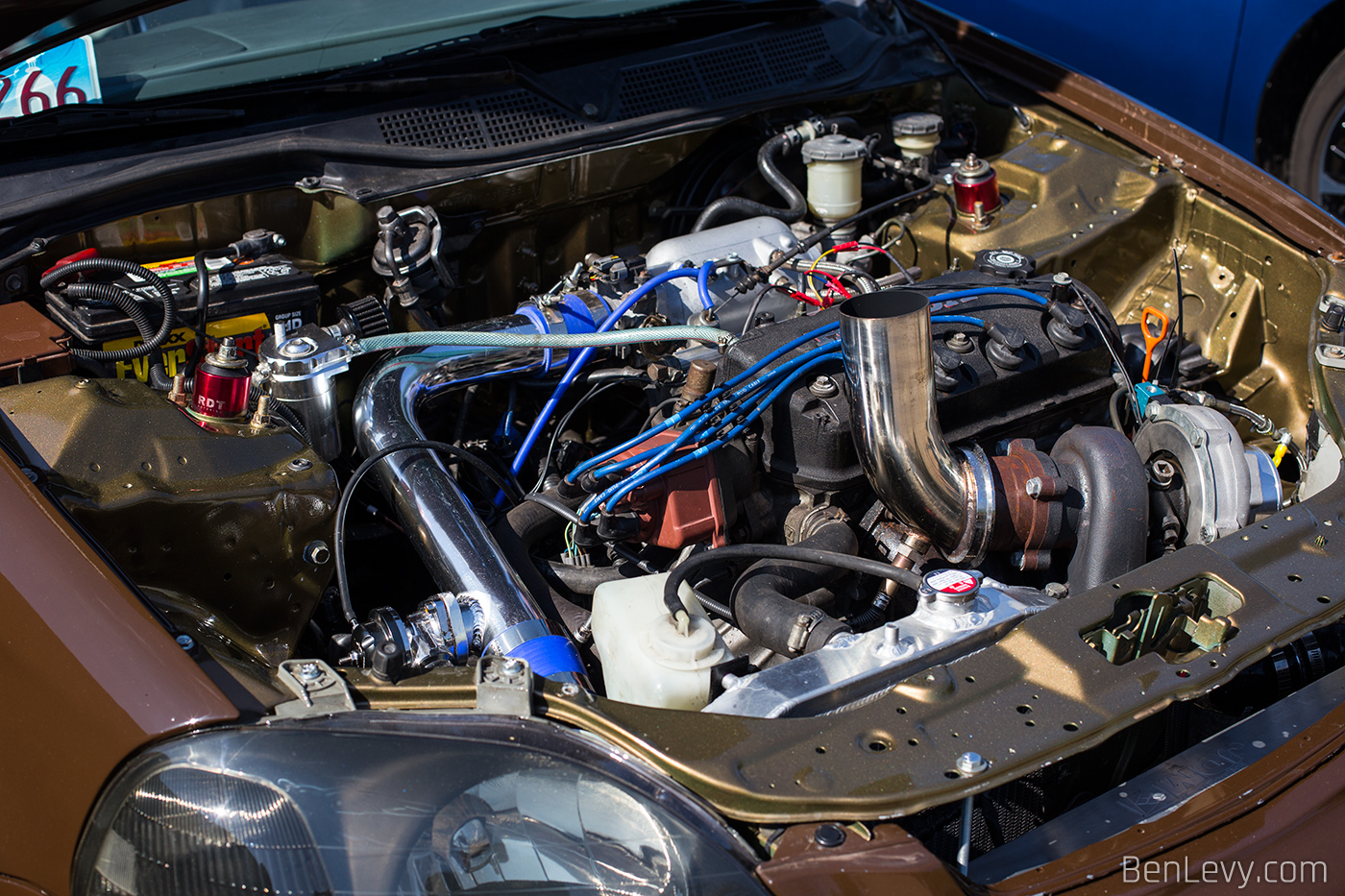Turbo D Series Engine in Brown Honda Civic