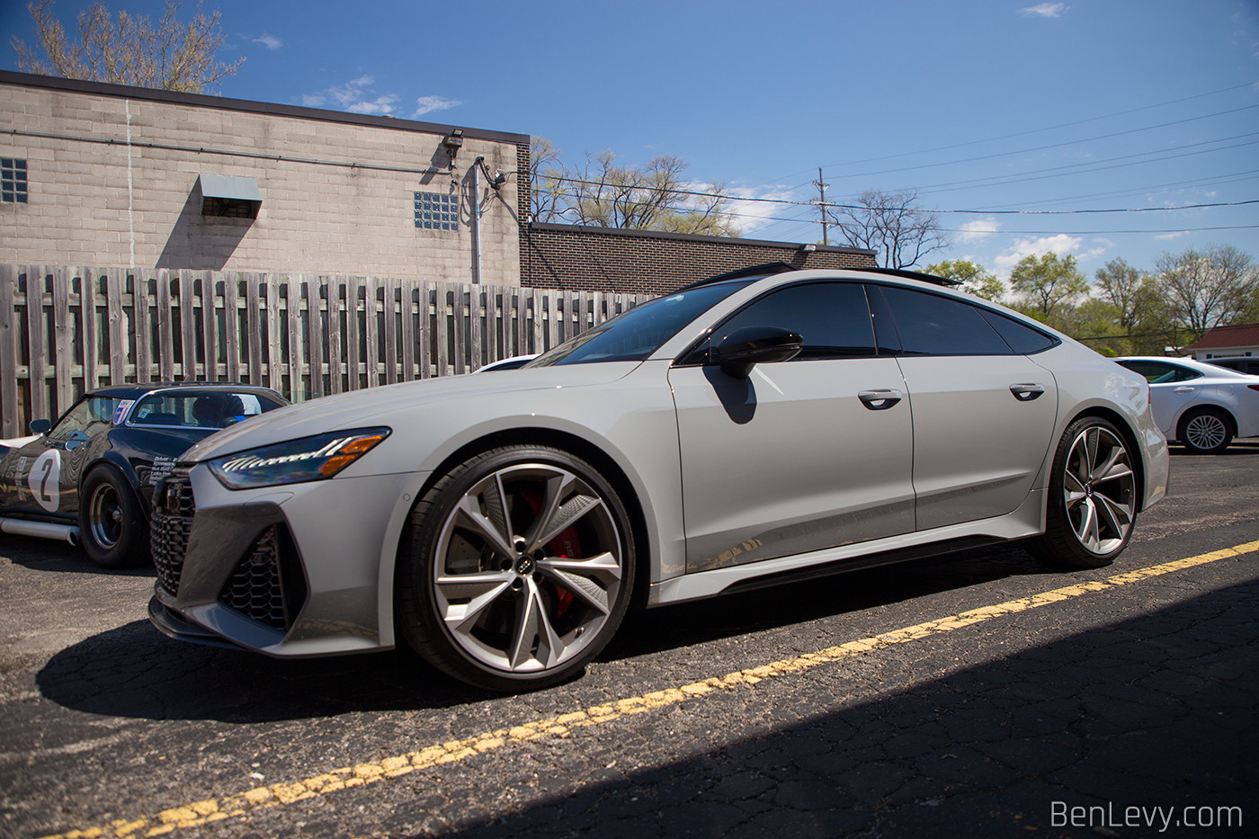 Nardo Gray Audi RS7 in the Burbs of Chicago
