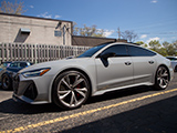 Nardo Gray Audi RS7 in the Burbs of Chicago