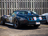 Blue C3 Corvette with Track Setup