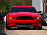Red Ford Mustang GT