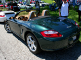 Green Porsche Boxster