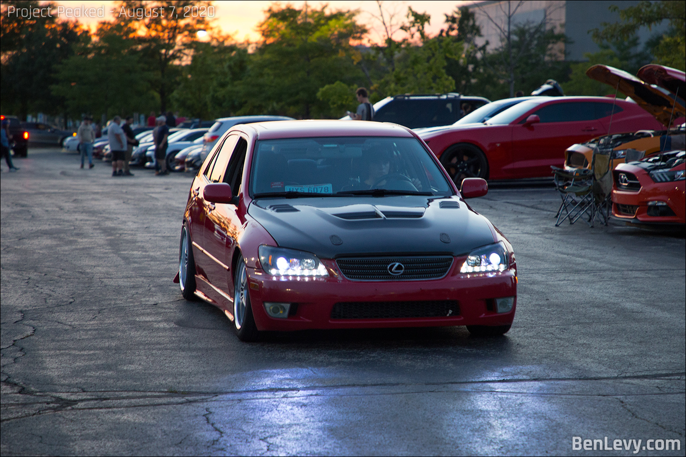 Modded Red Lexus IS300