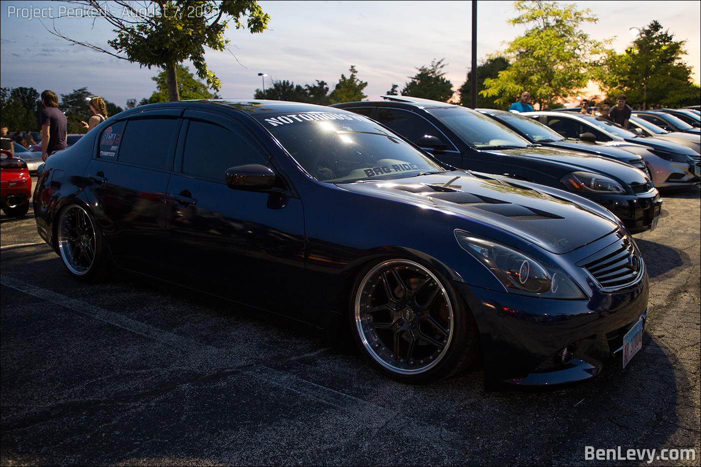 Infiniti G37x with ESR CS2 Wheels and Airbags