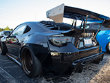 Scion FR-S with Rear Window Louvers