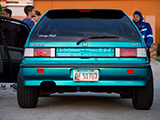 Teal EF Civic Hatchback