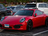 Red Porsche 911 Carrera