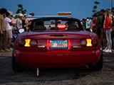 Red Mazda Miata at Project Peaked Meet
