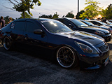 Infiniti G37x with ESR CS2 Wheels and Airbags