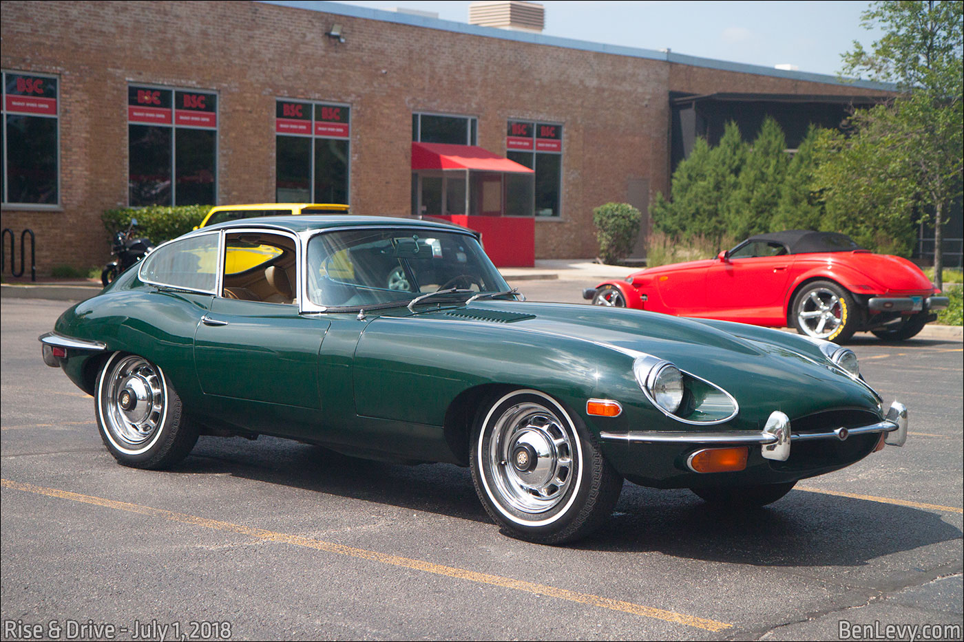 Green Jaguar E-Type