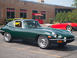Green Jaguar E-Type