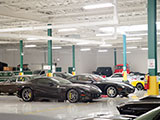 Ferraris at Collectors' Car Garage