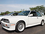White E30 BMW M3