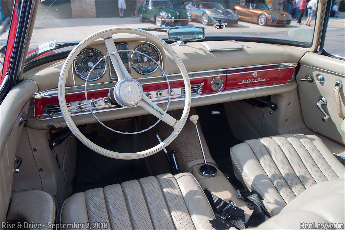 1961 Mercedez-Benz 300 SL interior
