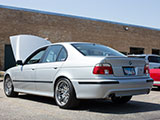 Silver E39 BMW 540i with M-Sport package
