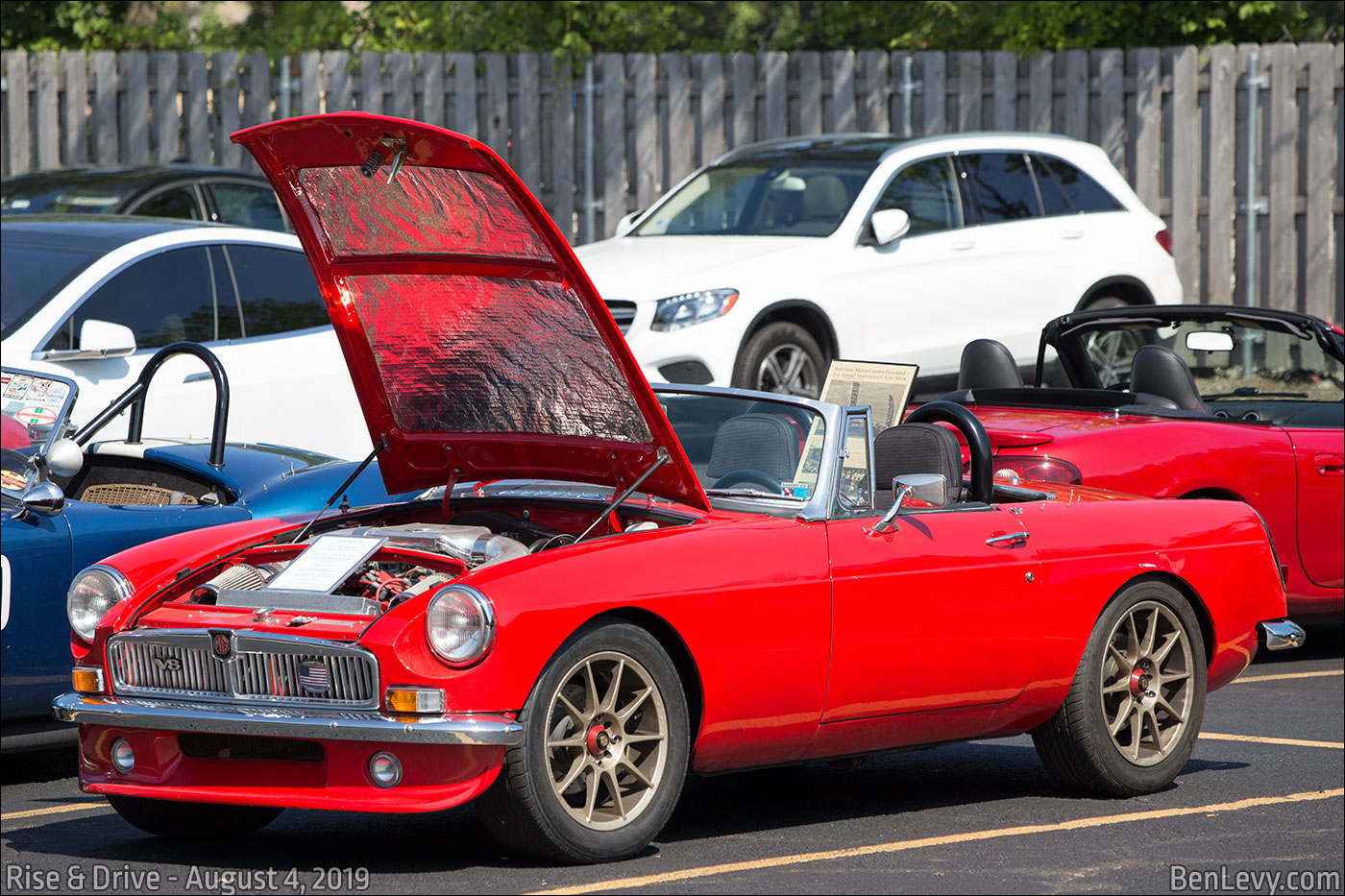 Red 1968 MGB