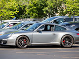 Silver Porsche 911 Carrera 4S