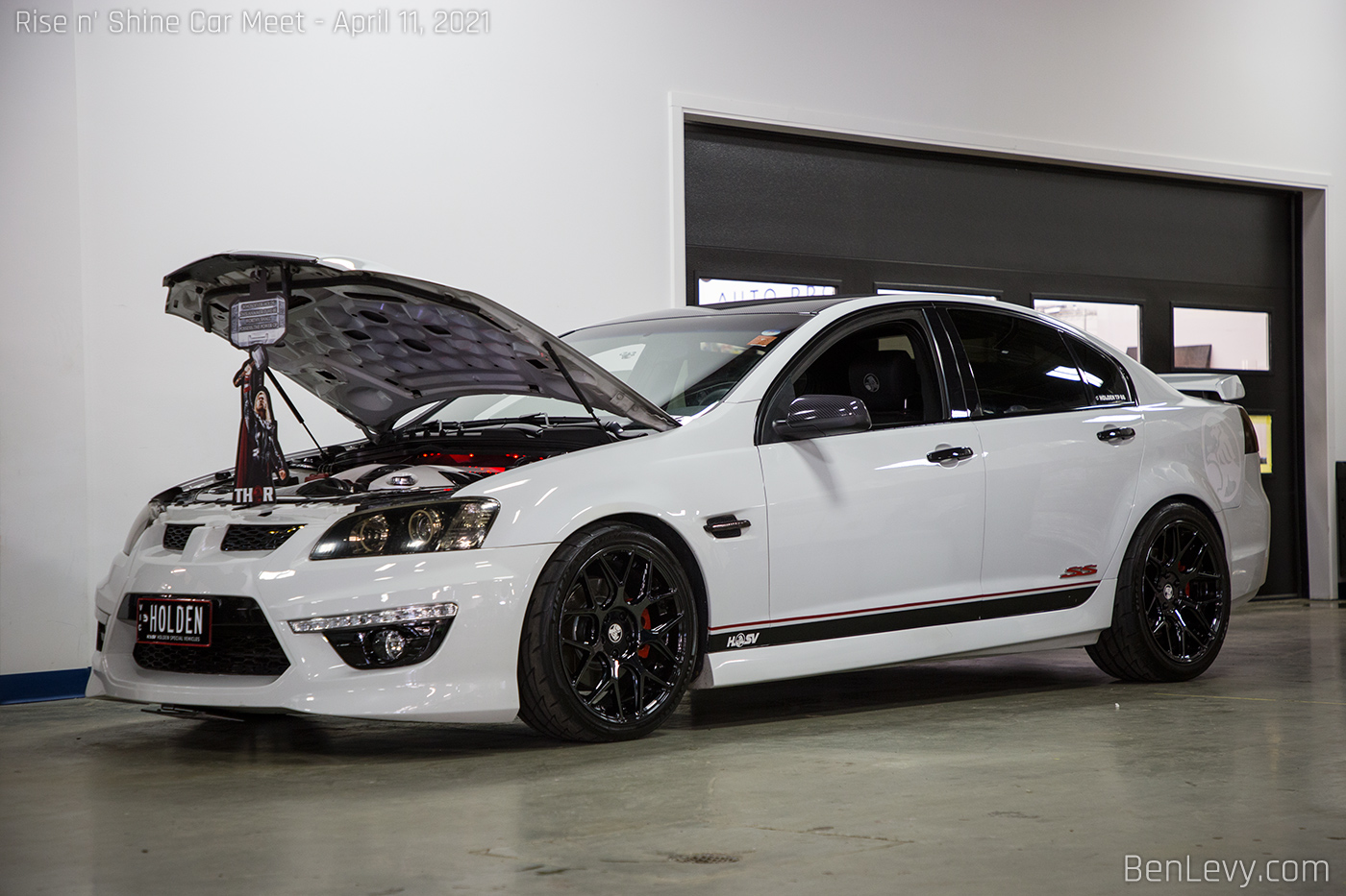 White Pontiac G8 with Holden Badging