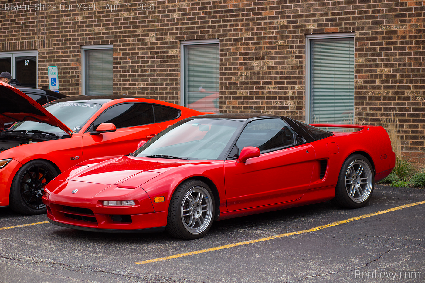 Red Acura NSX at Chicago Auto Pros Lombard