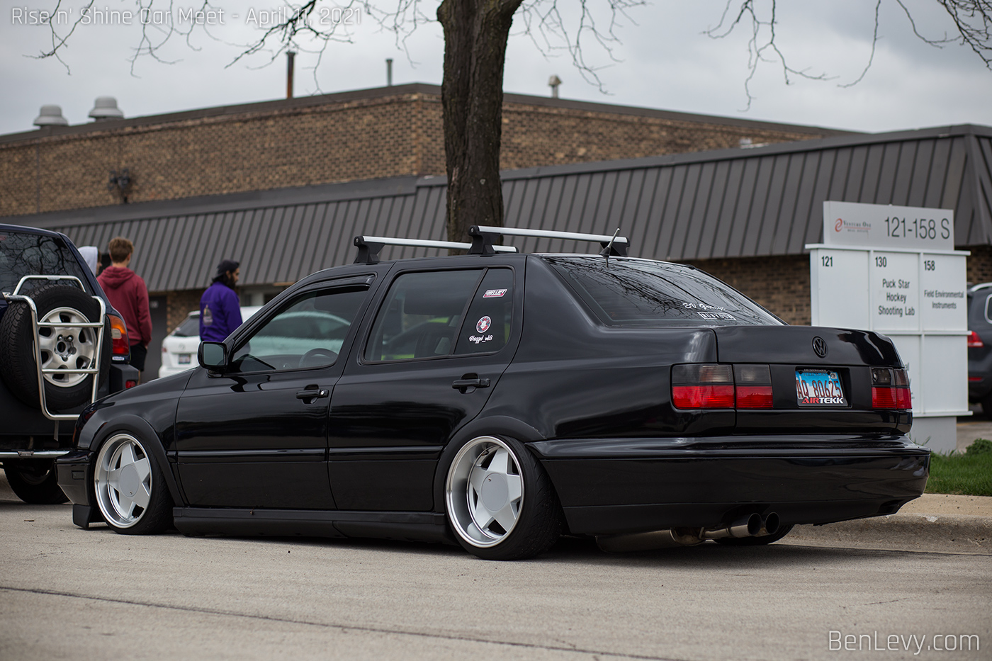 Black Bagged Volkswagen Jetta outside of Chicago Auto Pros Lombard